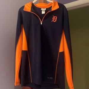 Majestic Detroit Tigers Quarter Zip Jacket